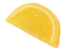 Demi-tranche Citron. Demi-tranche Agar saveur citron